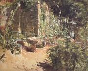 Max Slevogt Sunny Garden Corner in Neukastel (nn02) oil painting reproduction